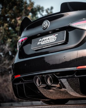 Alfa Romeo Giulia Quadrifoglio GTAm Conversion Kit by PariS'5 GaraGe - Center Exit Performance Exhaust 